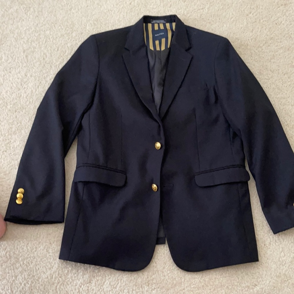 Like new condition. Nautica navy blazer